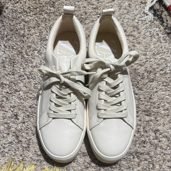 Zara New Women's Cream Sneakers - Picture 1 of 5